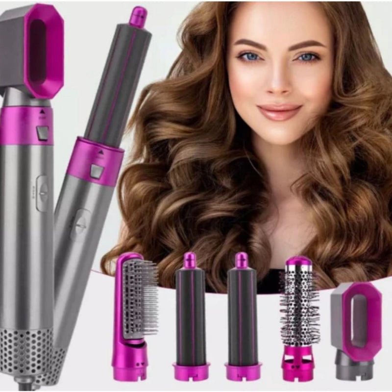 Secador de Cabelo com Bolsa 5 em 1